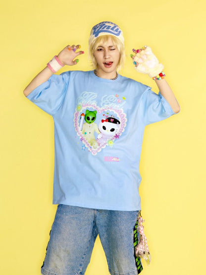 Printed Loose T-Shirt【s0000012461】