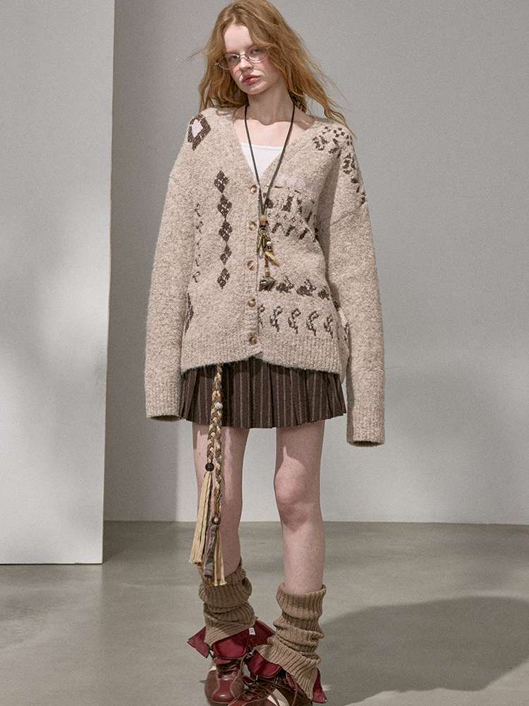 Fair Island Knitted Cardigan【s0000015225】