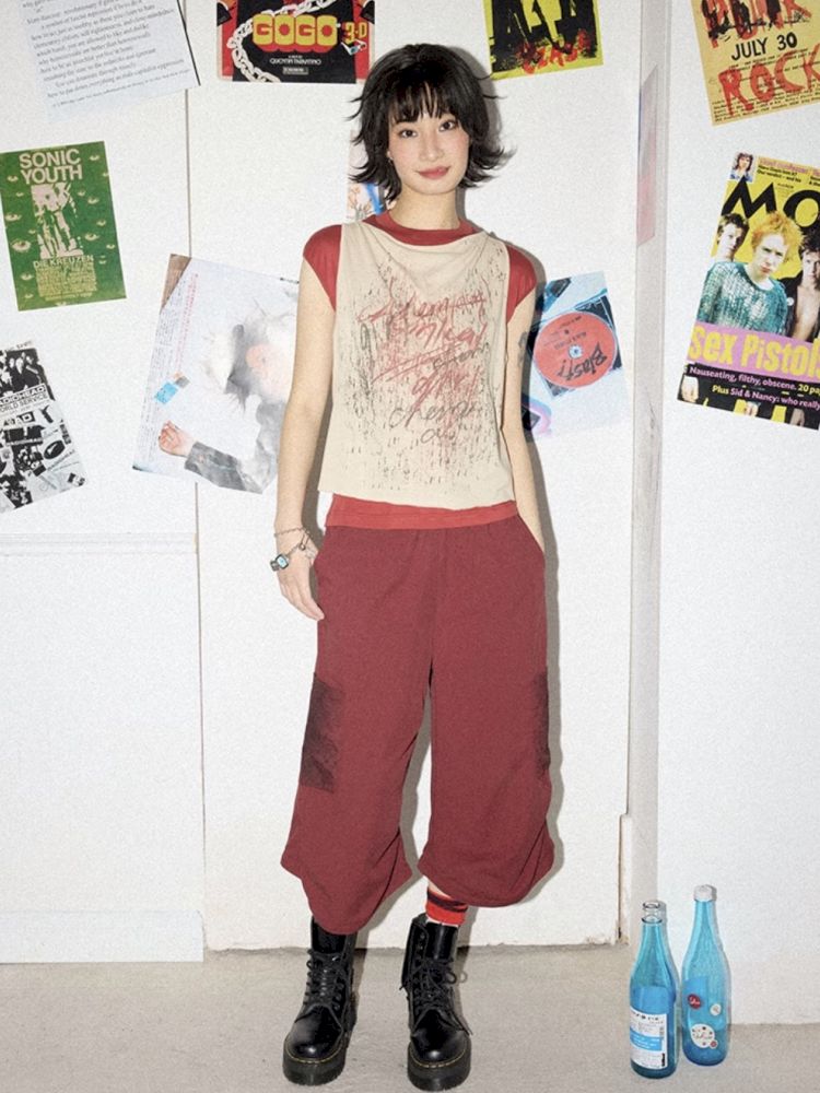 Fake Two Swing Collar Vest【s0000012290】