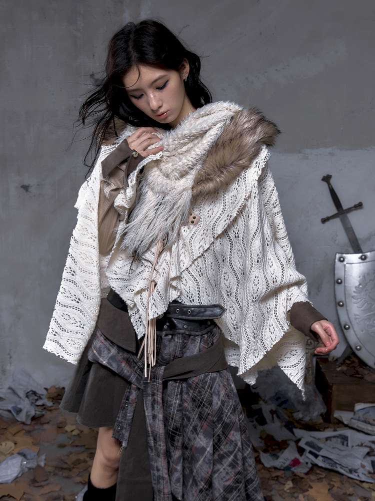 Warmness Triangle Scarf Shawl【s0000014478】