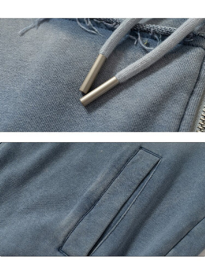 Destroyed Blue Napoleon Sweatshirt【s0000018553】