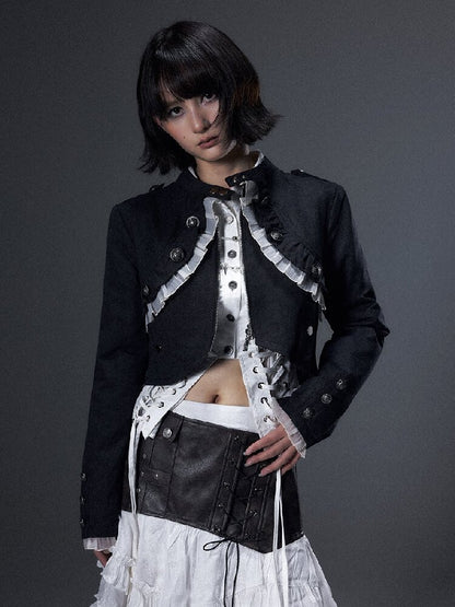 Romantic Punk Metal Buckle Jacket【s0000018001】