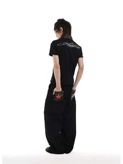 Camouflage Embroidered Street Sweatpants【s0000018258】