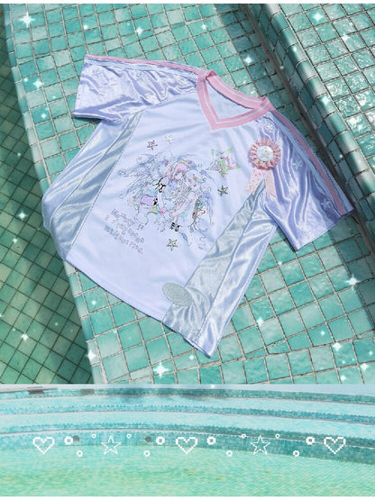 Spliced Short Sleeve Jersey【s0000016667】