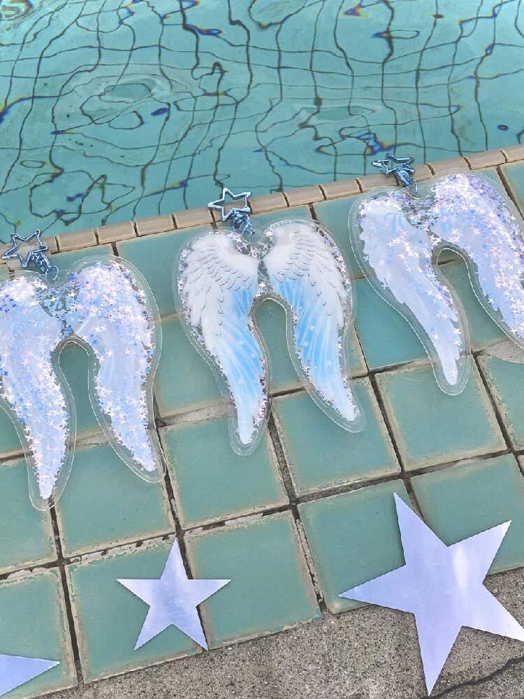 Angel Wing Sequin Inflatable Charm【s0000017482】