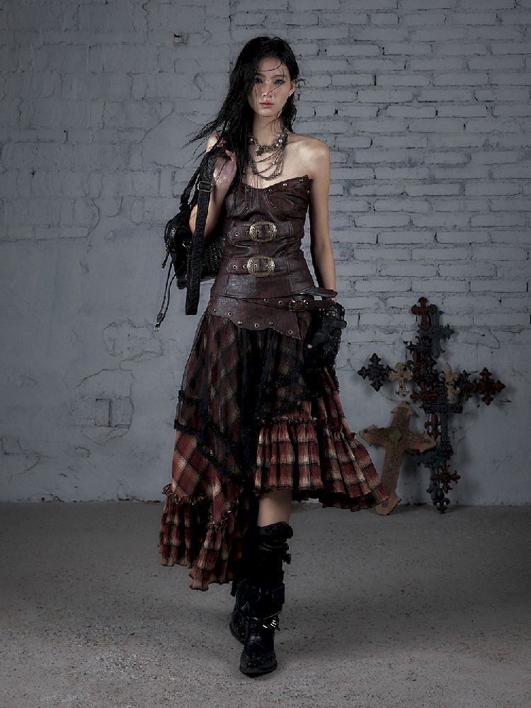 Slimming Wrap Short Leather Breastplate【s0000011827】