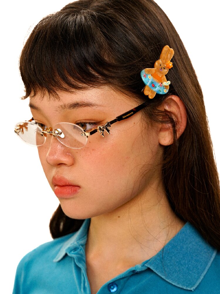 Summer Flower Bunny Hair Clip Comb【s0000017938】
