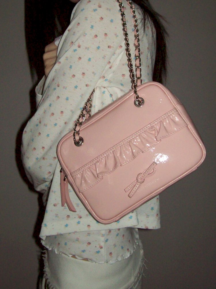 Lace Bow Crossbody Square Bag【s0000012522】
