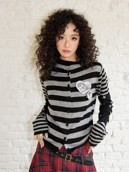Classic Cut Star Knit Cardigan【s0000017900】
