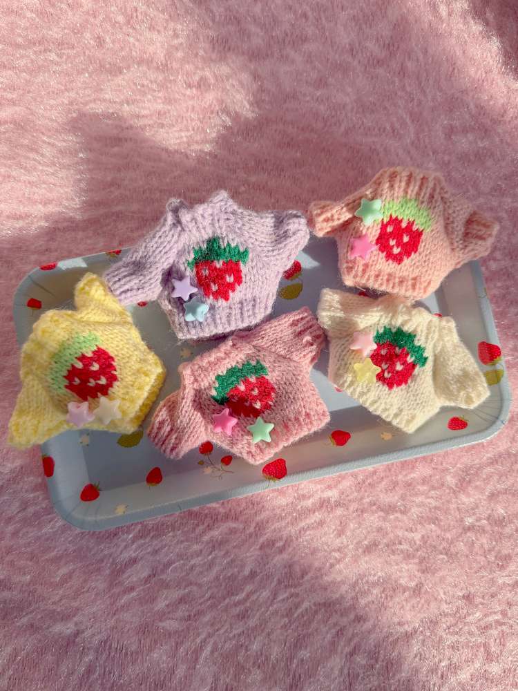 Strawberry Knitted Hair Accessories【s0000015112】