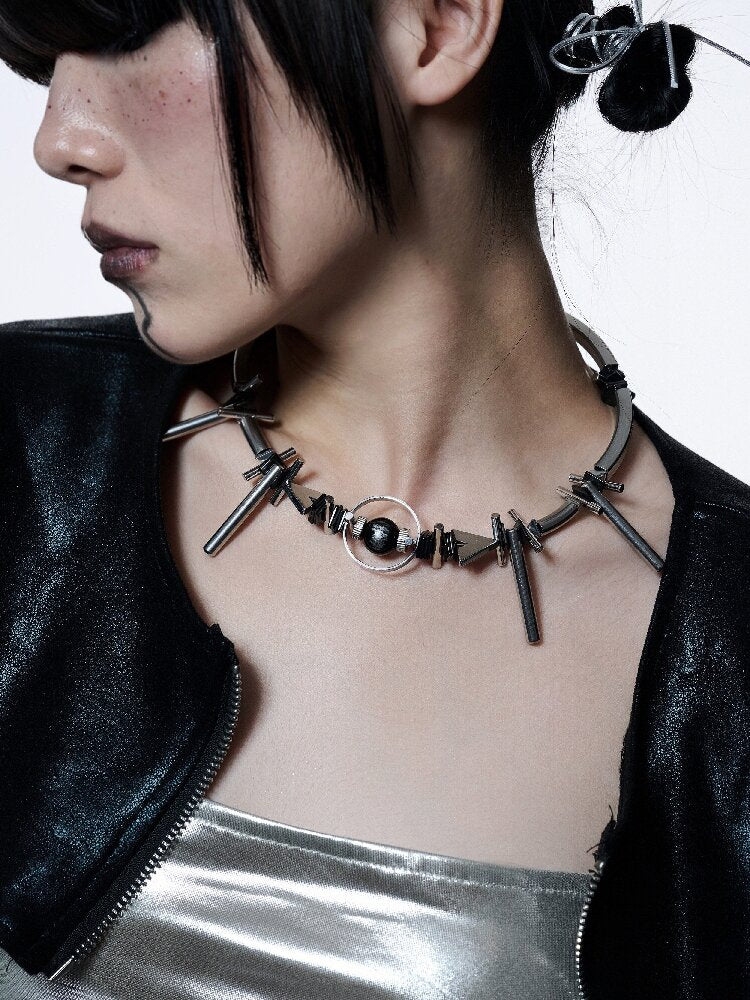 Doomsday Mech Punk Choker Necklace【s0000018822】