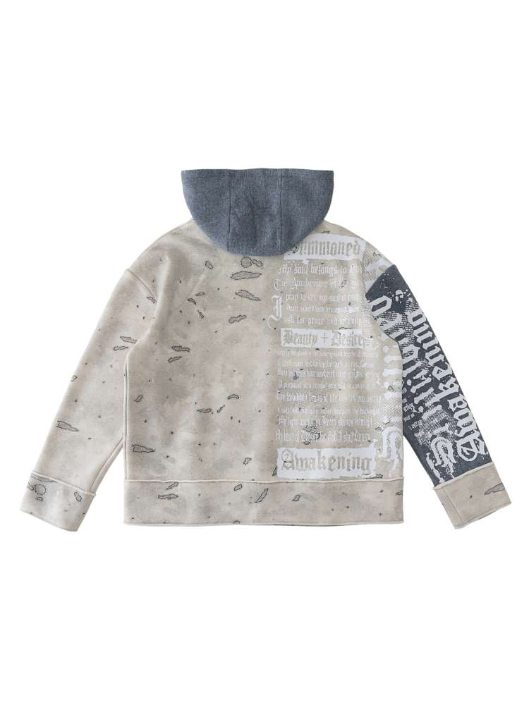 White Knight Fleece Thick Jacket【s0000015149】