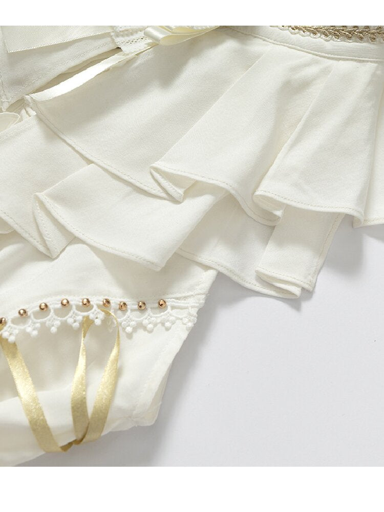 Medieval Ruffled Halter Camisole Top【s0000017235】