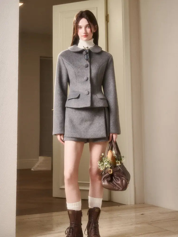 Smooth-Pile Coat & Shorts【s0000014327】