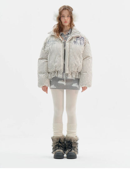 Short Thickened Cat Drawstring Jacket【s0000011505】