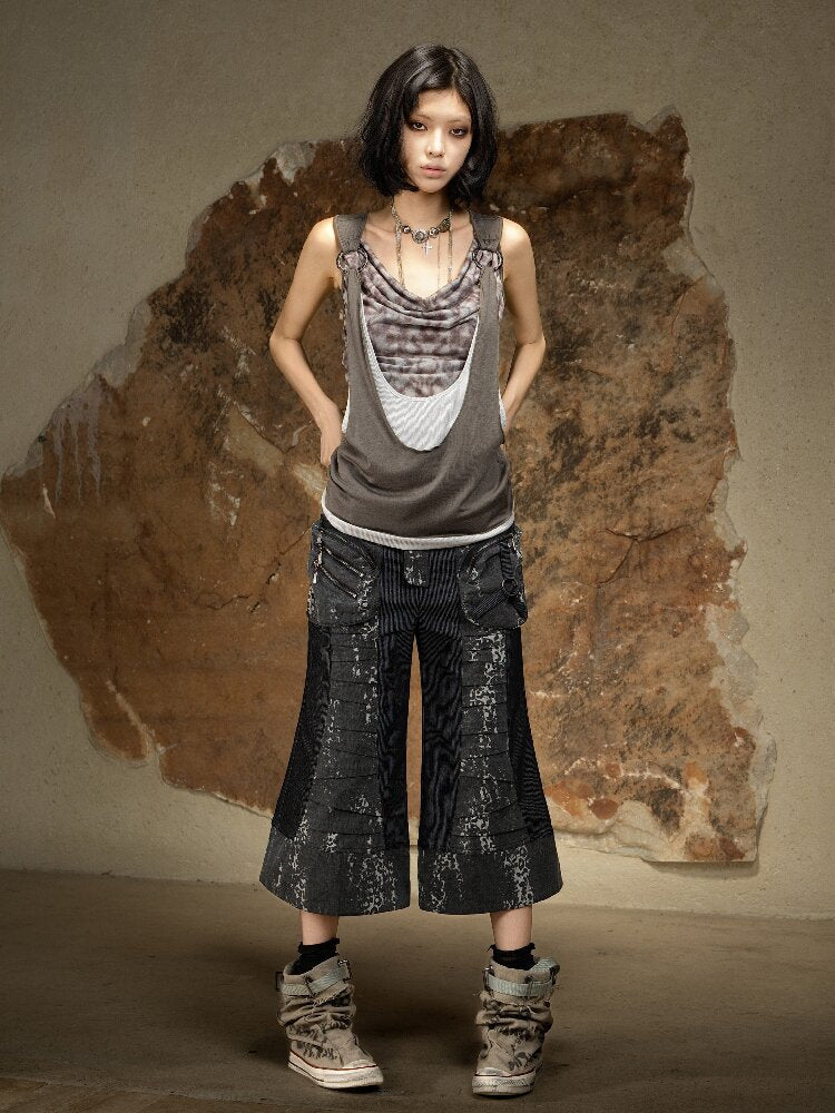Original Irregular Sleeveless Vest Top【s0000016882】