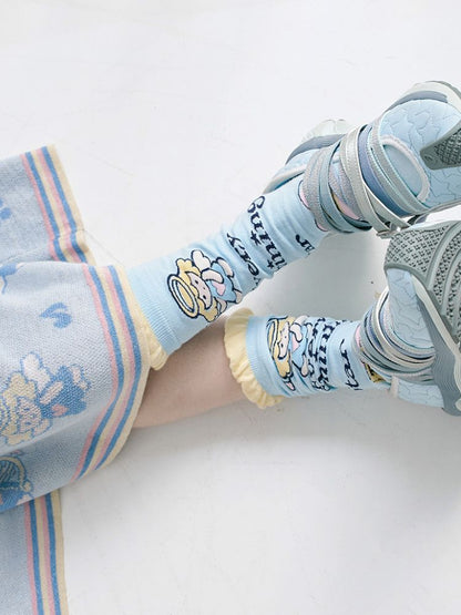 Angel mid-calf socks【s0000012351】