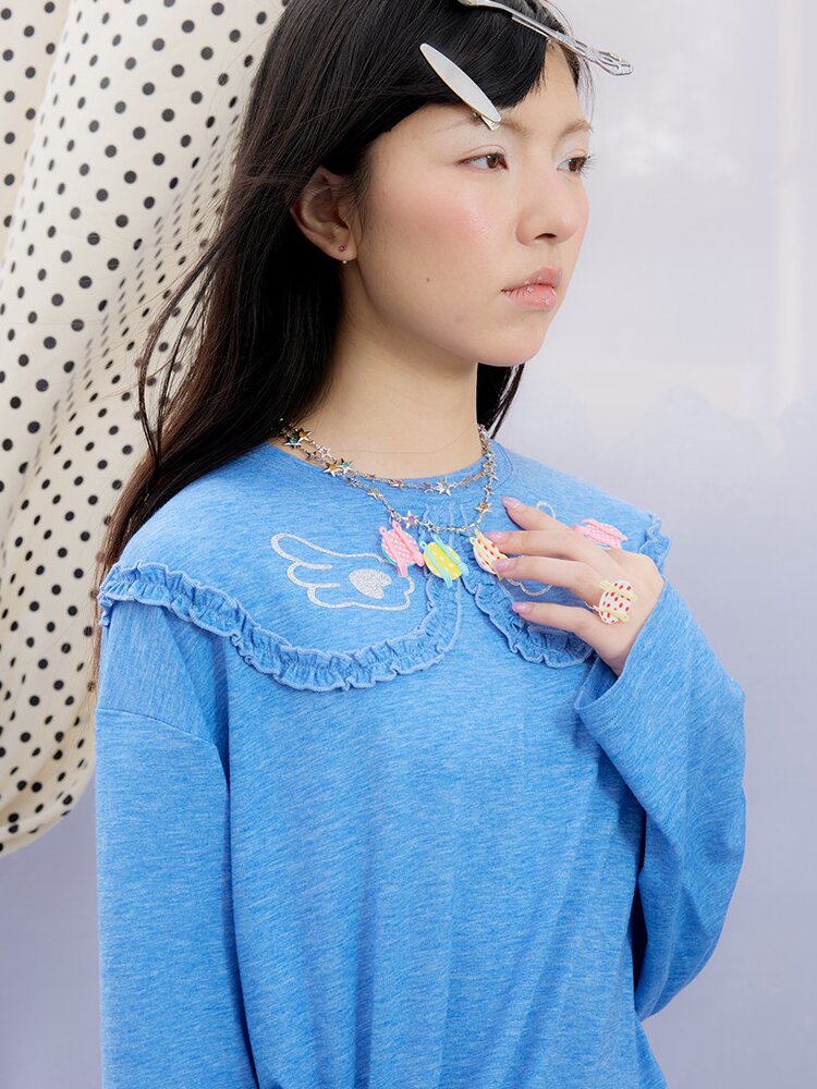 Small Wing Hot Painting T-Shirt【s0000015846】