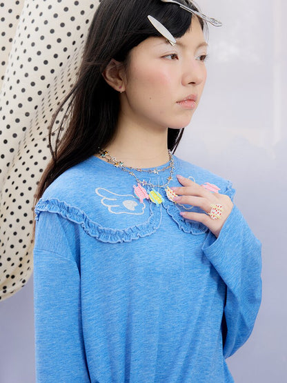 Small Wing Hot Painting T-Shirt【s0000015846】