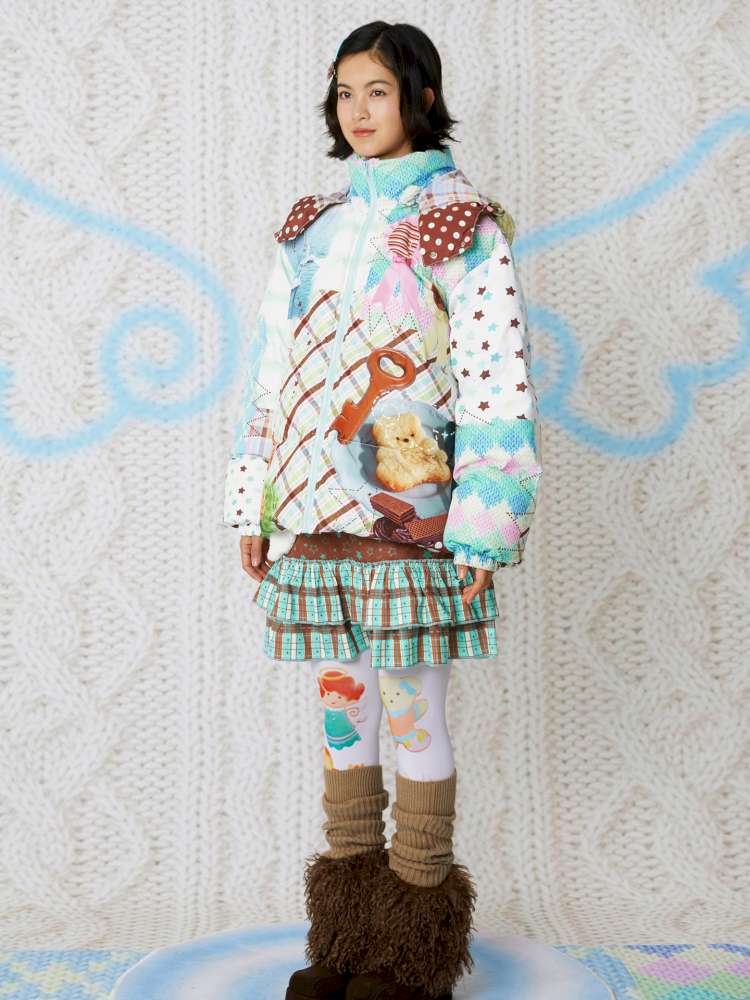 Original Cute Hooded Down Jacket【s0000014849】