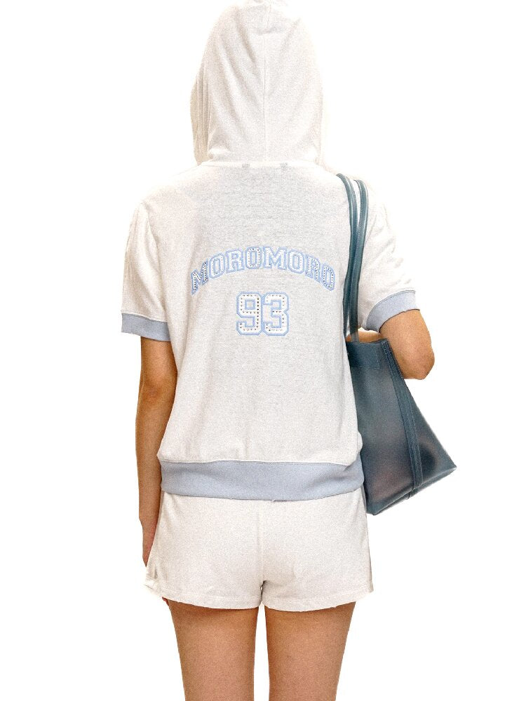 Rabbit Badge Cardigan Shorts Set【s0000017412】