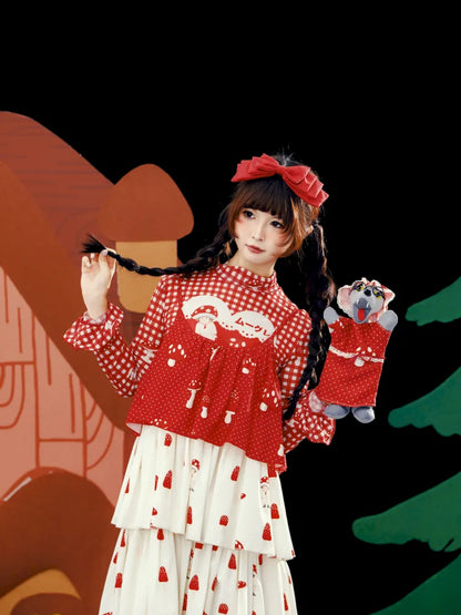 Red Mesh Sun Protection Base【s0000013936】