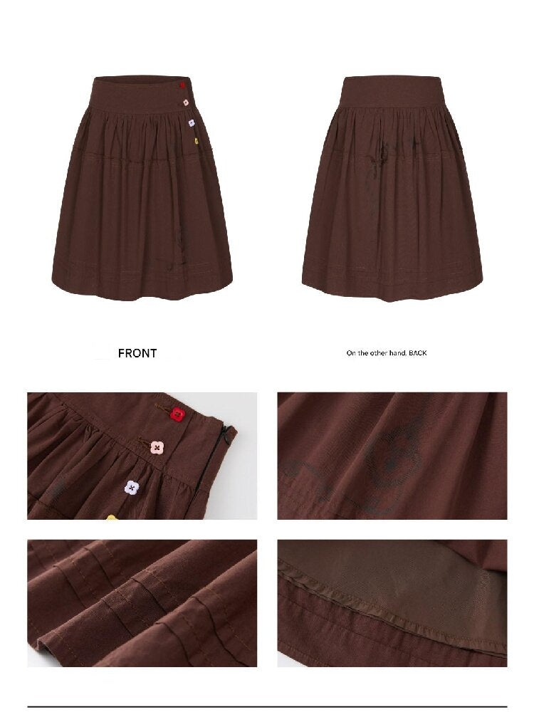 Retro Love Lock Vine Short Skirt【s0000016375】