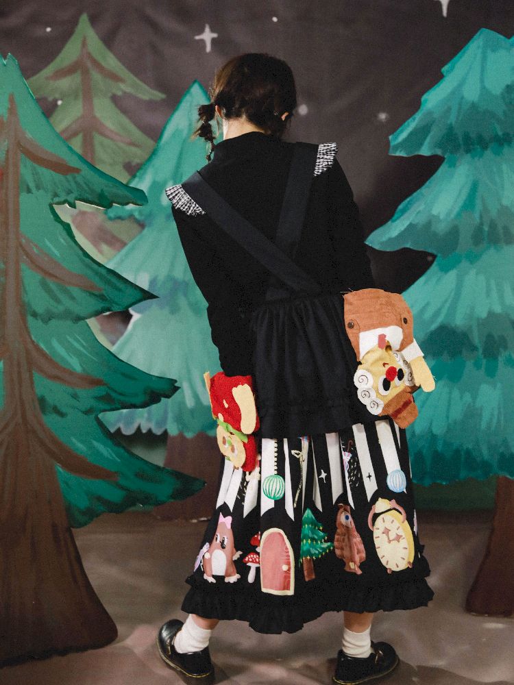 Stereoscopic Embroidered Organs Half Skirt【s0000005682】