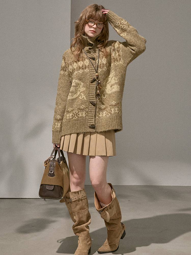 Loose Warm Cardigan Sweater【s0000014380】