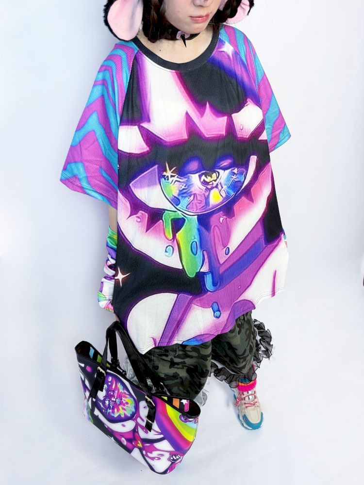 Cartoon Print Short Sleeve T-Shirt【s0000013732】