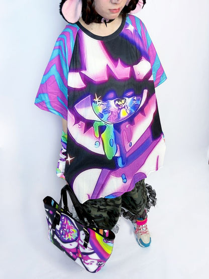 Cartoon Print Short Sleeve T-Shirt【s0000013732】