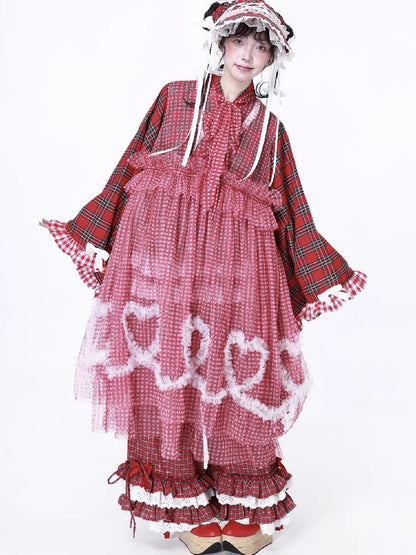 Retro Mesh Hooded Dress【s0000012194】