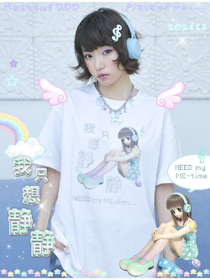 Sparkling Print Short Sleeve Tee【s0000017130】
