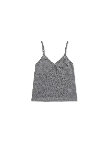 Breathable Lace Knit Top Skirt Set【s0000017442】
