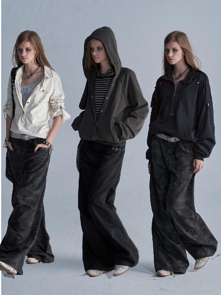 Two Color Camouflage Workwear Pants【s0000018465】
