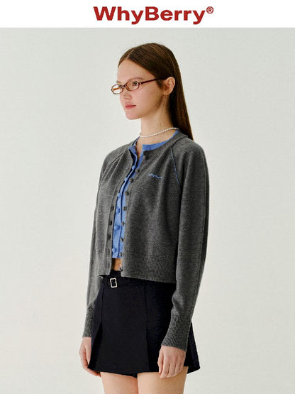 Short Solid Color Knit Sweater【s0000011966】