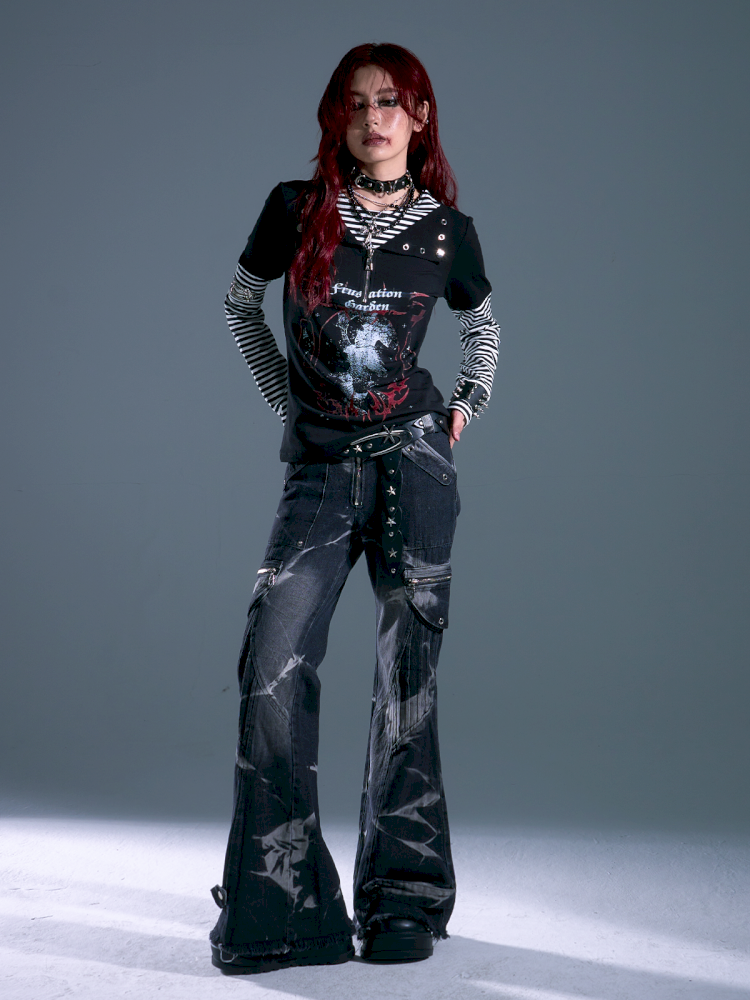 Casual Long-Sleeve T-Shirt【s0000013914】