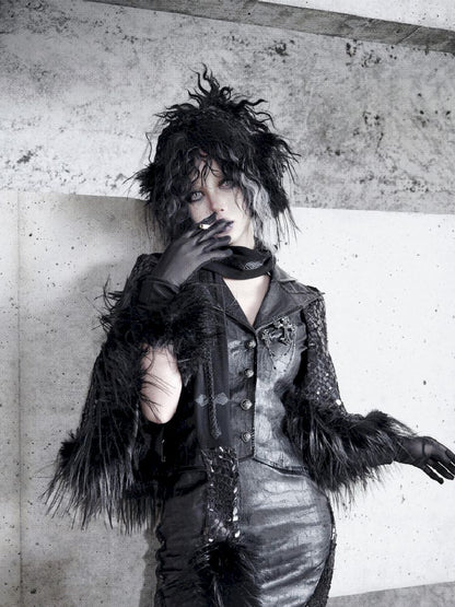 Gothic Cross Long Scarf【s0000011164】