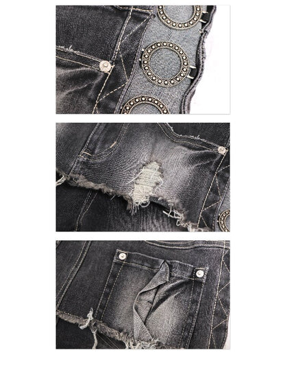 Stretch Hole Detachable Denim Pant【s0000016057】