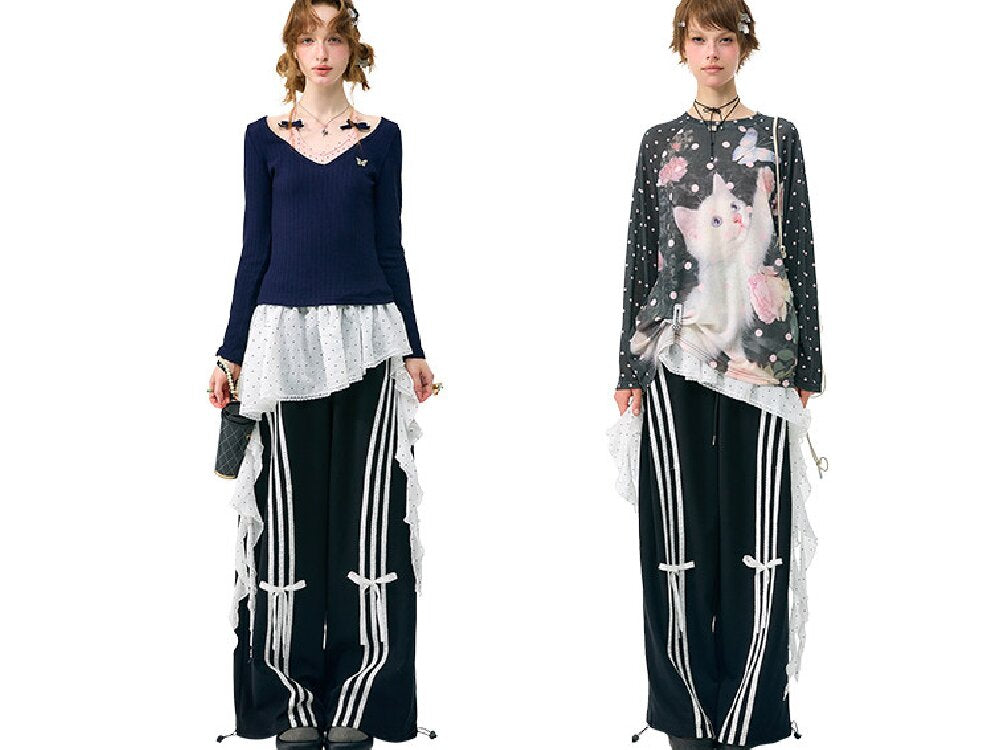 Sweet Cool Straight Wide Leg Pants【s0000017873】