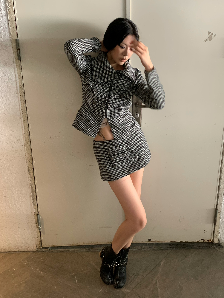 Punk Napoleon Collar Wool Set【s0000019006】