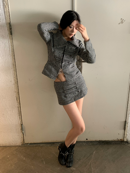 Punk Napoleon Collar Wool Set【s0000019006】