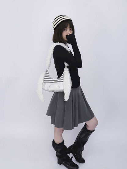 Rabbit Plush Versatile Commuter Crossbody Bag【s0000014618】