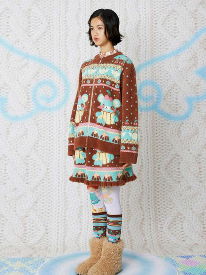 Chocolate Bear Sweater Knit Set【s0000014857】