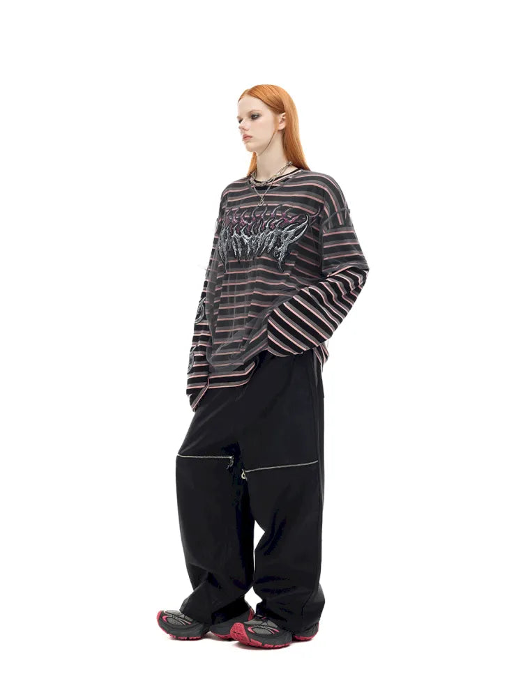 Authentic Two-Piece Striped T-Shirt【s0000014009】