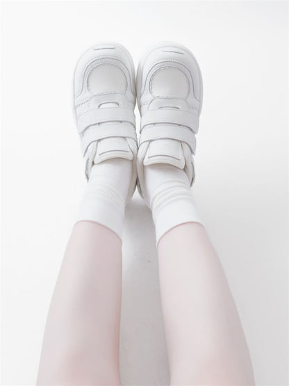 Lace-up thick-soled sneakers【s0000012963】