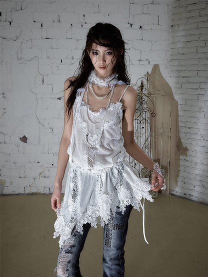 Romantic Velvet Drawstring Slip Dress【s0000016982】