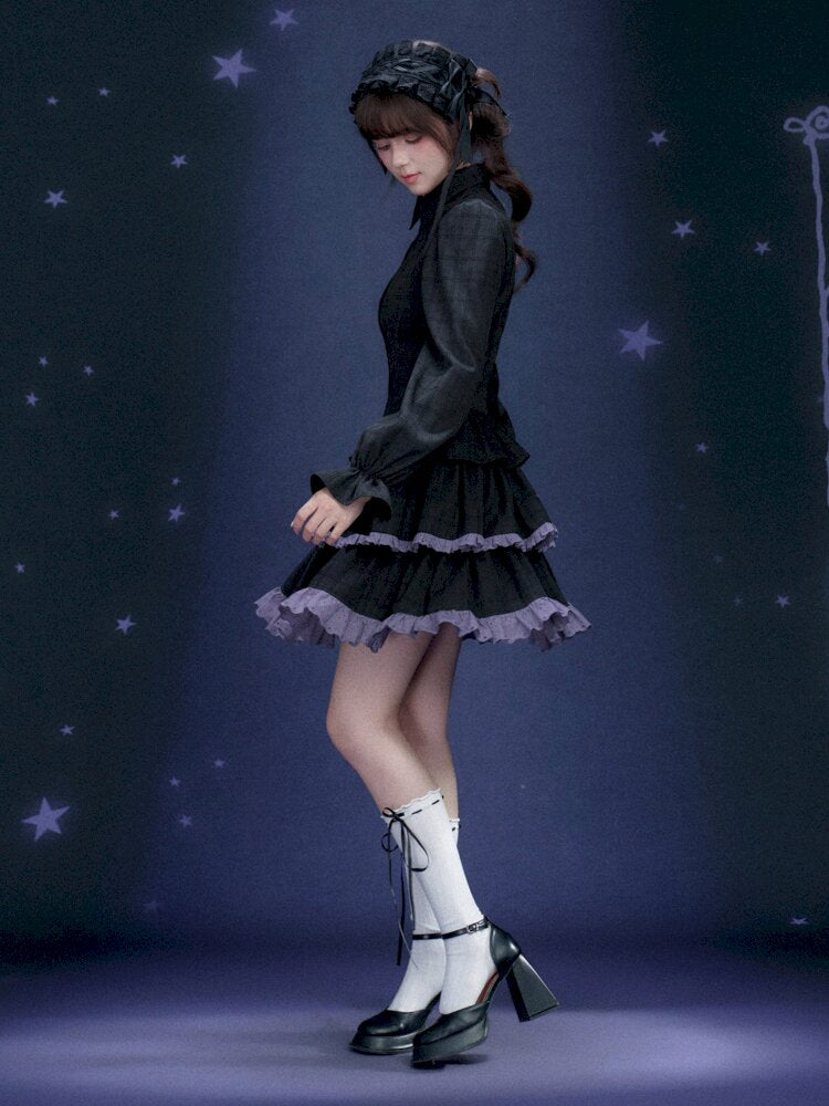 Astrology Magic Purple Cake Dress【s0000015446】