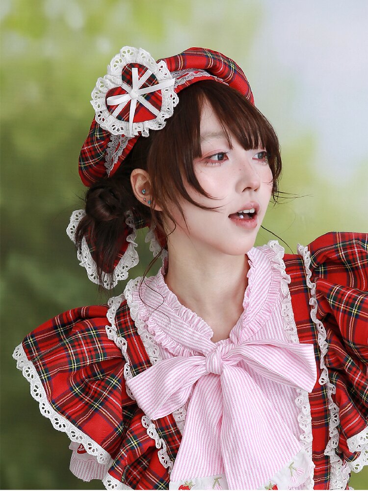 Red Vintage Antique Lolita Beret【s0000016558】