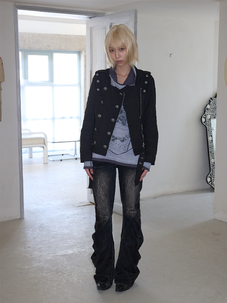 Mid-Century Vintage Napoleon Coat【s0000016952】